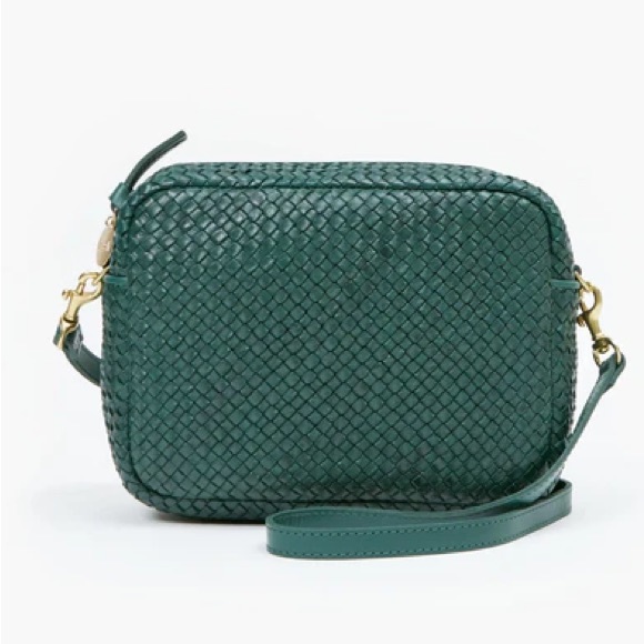 Clare V Handbags - CLARE V DEEP SEA WOVEN MIDI SAC CROSSBODY